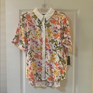 Women's Tropical Print Shirt